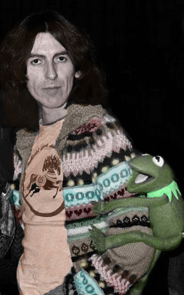 Colorized George and Kermit