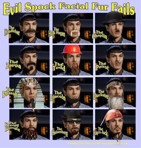 MIrror Spock beard fails
