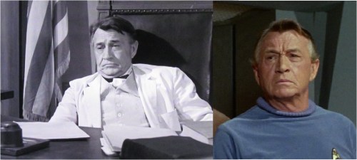 Paul Fix as the Judge and as Dr. Piper.