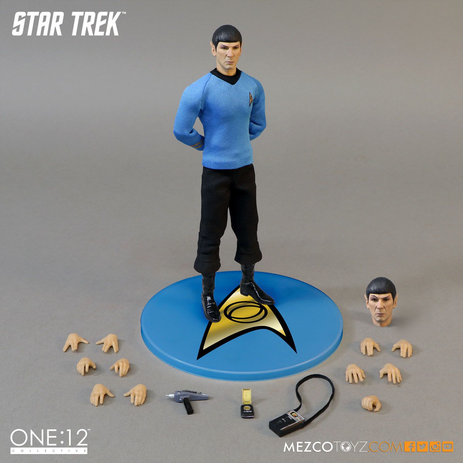 Mezco One 12 Collective Star Trek Spock action figure 2