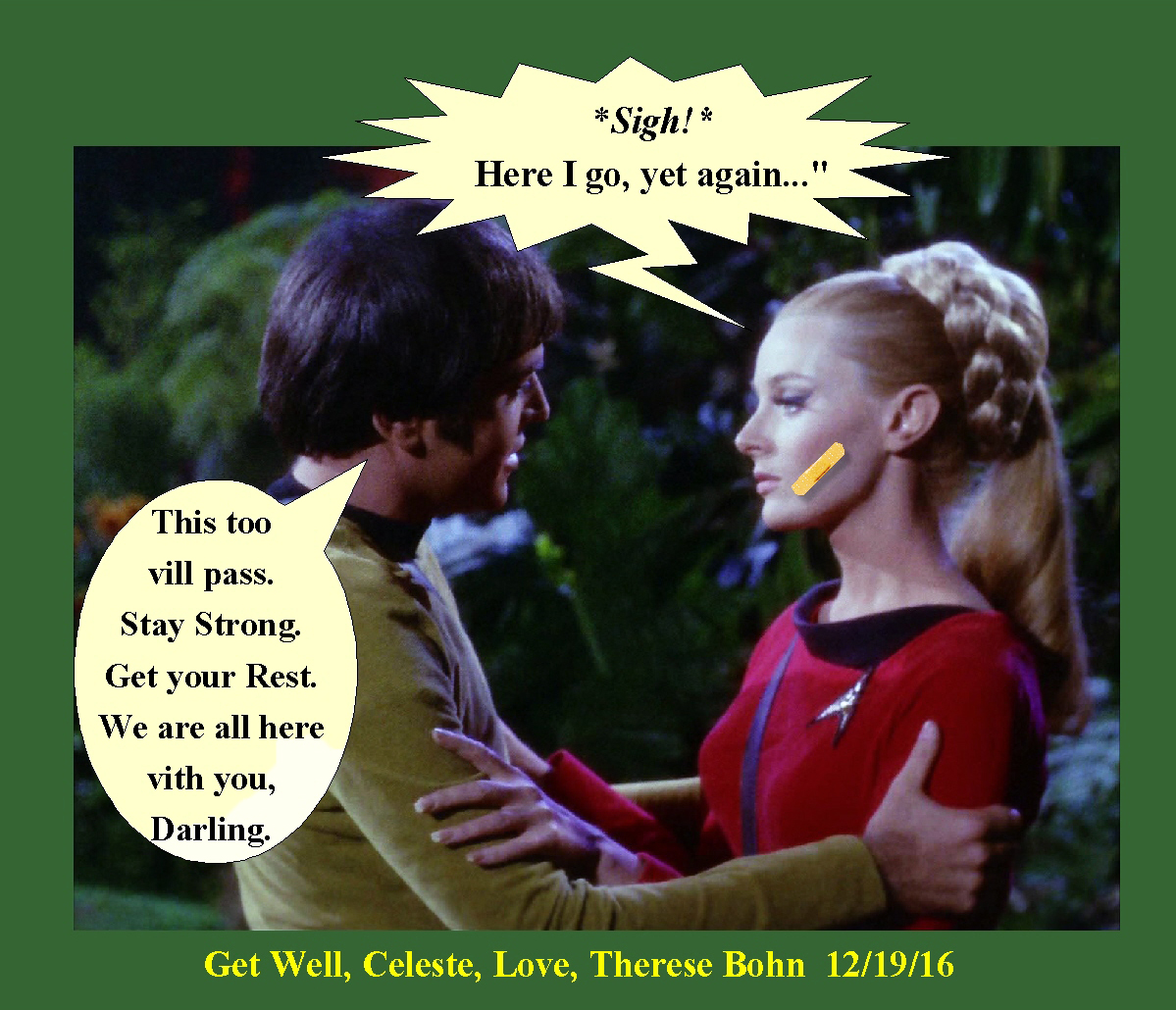 Update and Prayers for Celeste Yarnall | TrekkerScrapbook